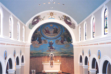 Complete Plastering and Painting of church interior, Art Restoration